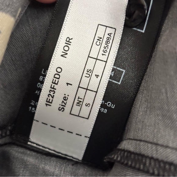 ba&sh Fedora Black Tan Purple Split V-neck Long Sleeve Lady Dress S - Picture 15 of 16